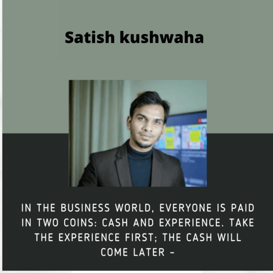 Satish Kushwaha Motivational Quotes & Satish Kushwaha Biography