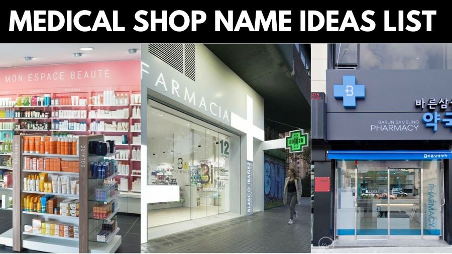 Medical Shop Name Ideas List