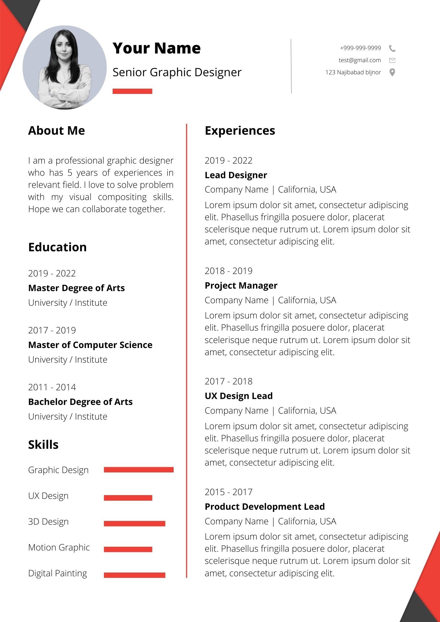 Free Resume Templates To Download And Print (Word Docx)