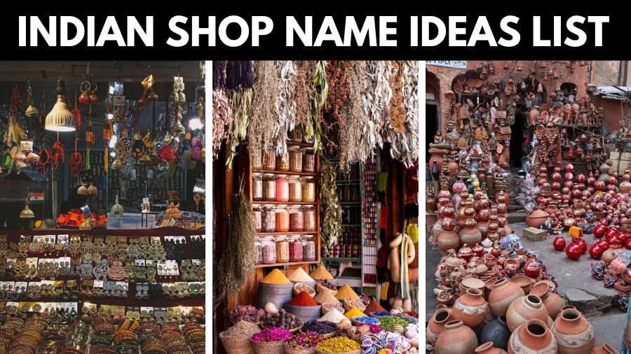 Indian Shop Name Ideas List