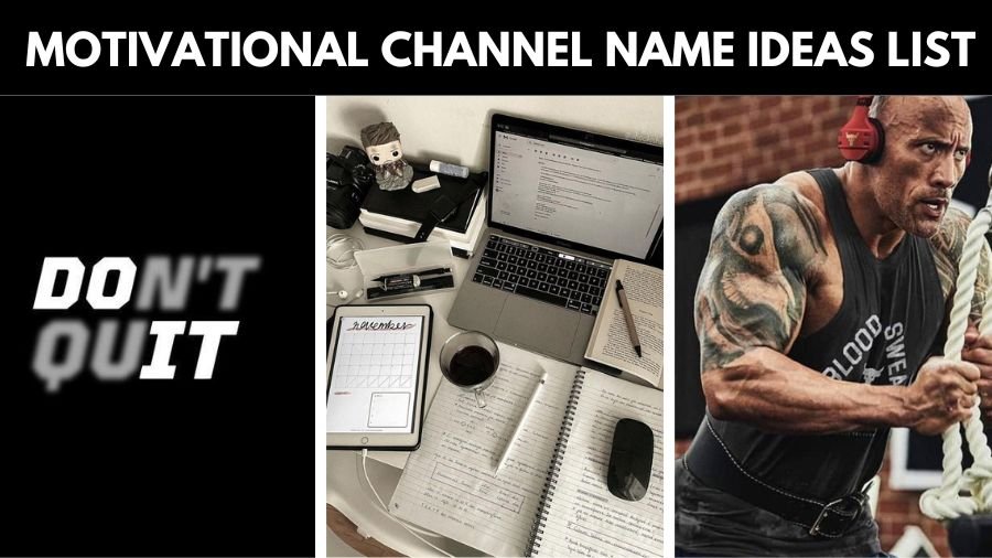Motivational Channel Name Ideas List