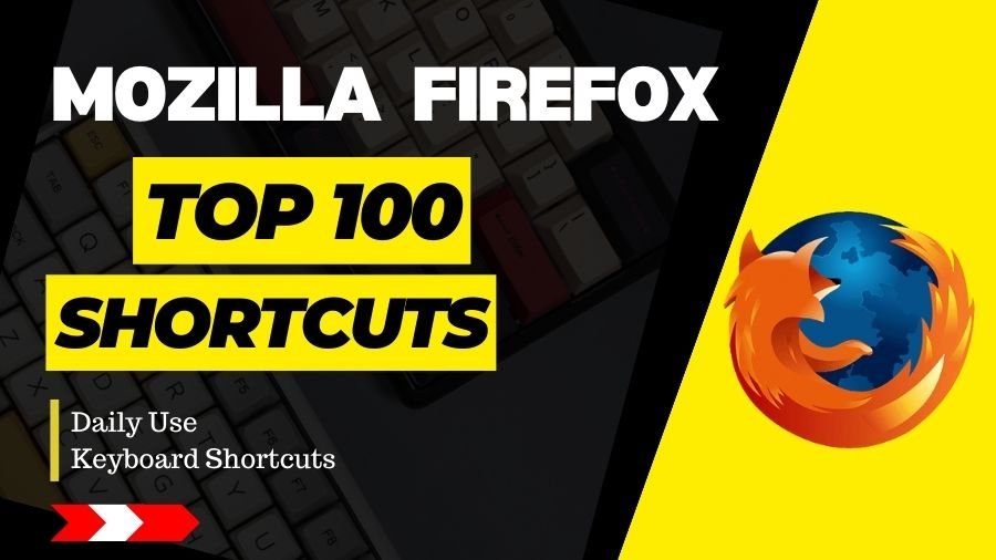 Mozilla Firefox Powerful Keyboard Shortcuts for Daily use