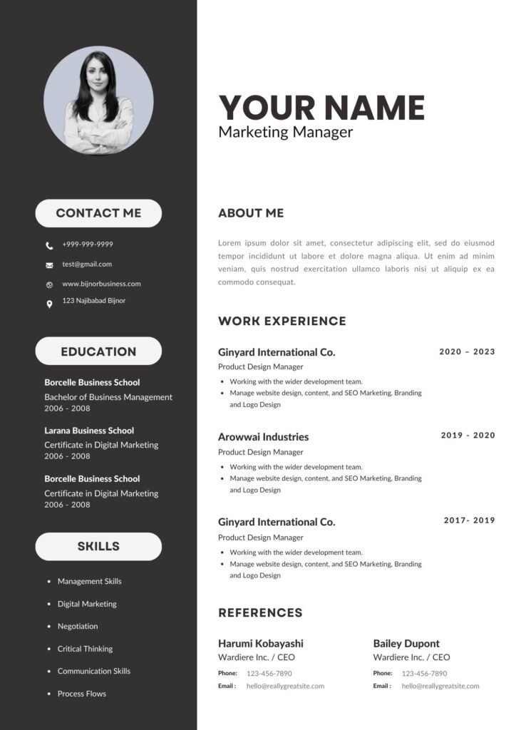 Professional & Free Resume Templates For Any Job (Word Docx)