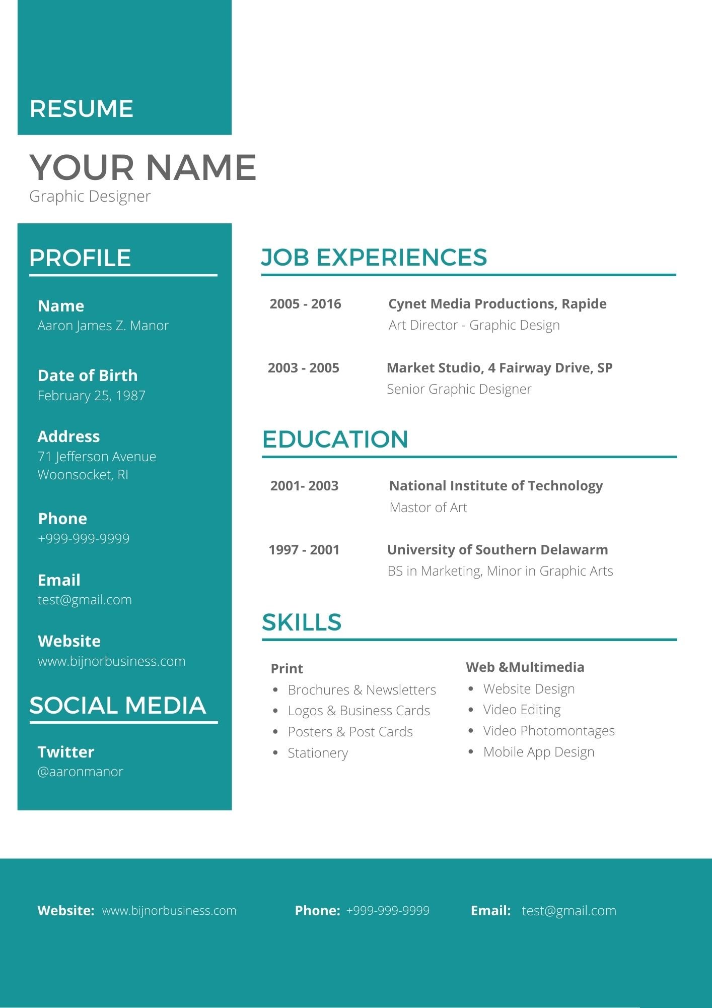 Resume Templates For Every Job And Industry (Word Docx)