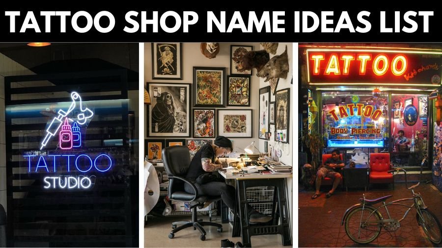 Tattoo Shop Name Ideas List