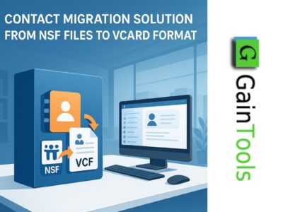 Contact Migration Solution from NSF Files to vCard Format