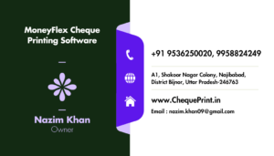 MoneyFlex Cheque Printing Software in Excel photo 1