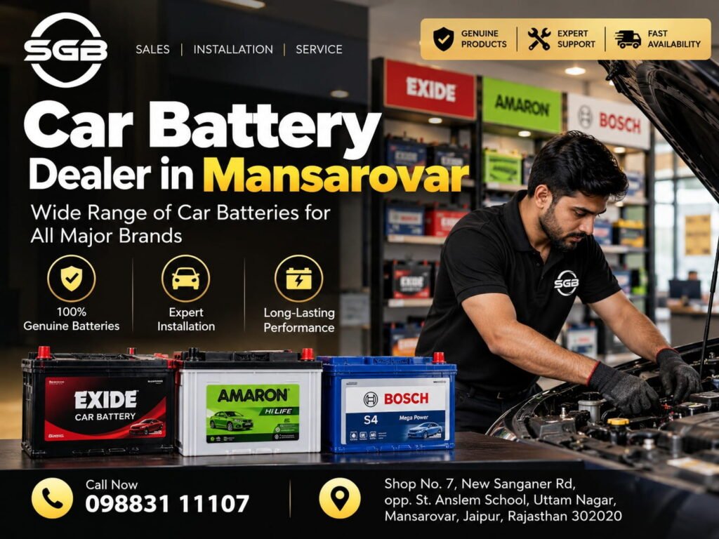 Shree Ganpati Batteries-Car Battery Dealer in Mansarovar