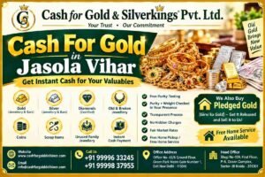 Cash For Gold in Jasola Vihar for Old Gold Jewellery Sale