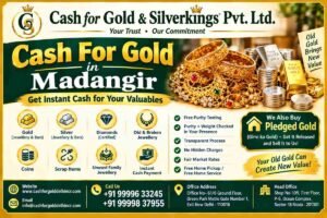 Cash For Gold in Madangir at Best Market Value Today