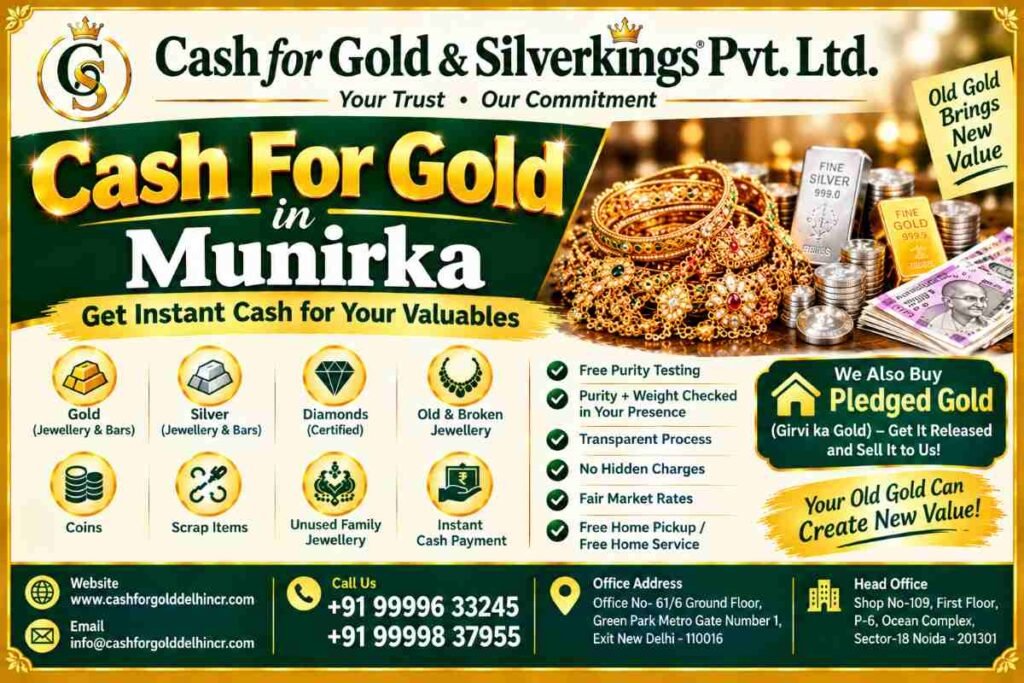 Cash For Gold in Munirka for Gold Received as Gifts