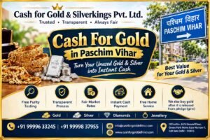 Cash For Gold in Paschim Vihar with Quick Payment