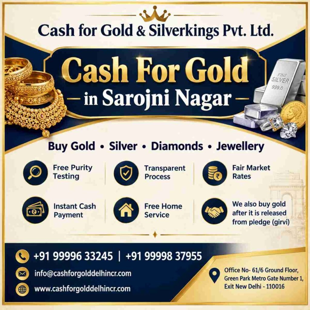 Cash For Gold in Sarojni Nagar for Broken Gold Items