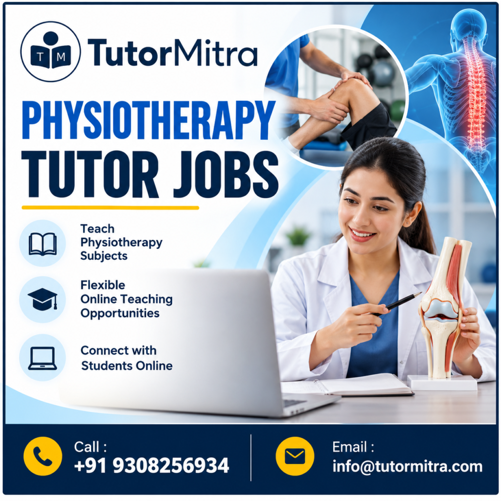Physiotherapy Tutor Jobs – Explore Online Physiotherapy Teac